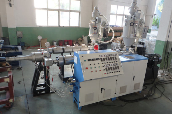 Double Wall 45kw 150kg/H HDPE Pipe Extrusion Line