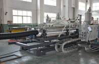 Two Extruders 37kw 250mm PVC HDPE Pipe Extrusion Line