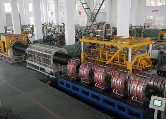 106mm HDPE Anti Erosion Corrugated Pipe Extruder