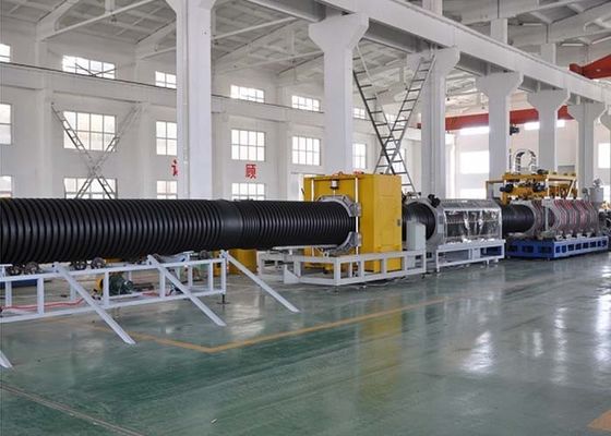 106mm HDPE Anti Erosion Corrugated Pipe Extruder