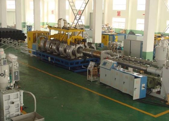 106mm HDPE Anti Erosion Corrugated Pipe Extruder