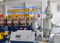 PE PP Automatic Single Wall Corrugated Pipe Extrusion Line Computerized
