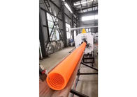 Double Wall Corrugated Plastic HDPE Pipe Extrusion Line Single Screw