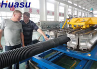 Horizontal Type HDPE Pipe Extrusion Line Double Wall Corrugated Pipe Extrusion Line