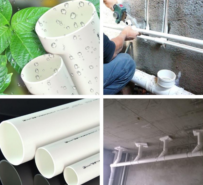 250kg/H Conical Twin Screw PVC Pipe Extrusion Line