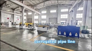 Double Wall Corrugated Pipe Production Line | High Output & Online Belling