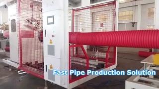 High Speed Corrugated Pipe Production Line