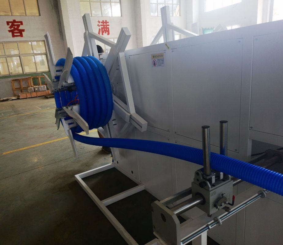 63 - 110 PE PP HDPE PVC Single Double Wall Corrugated Pipe Manufacturing Machine