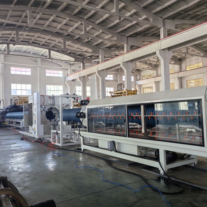 Computerized Double Wall Corrugated Pipe Extrusion Line with Siemens PLC and 250-1000kg/h Capacity for Durable Pipes