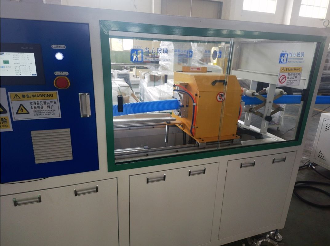 Auto Feeding Single Wall Corrugated Pipe Extrusion Line With Water Cooling And 1-20m/min Production
