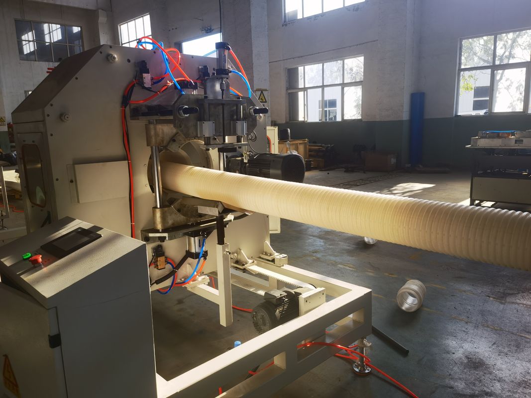 Water Cooling Single Wall Corrugated Pipe Extrusion Line With Auto Feeding And Siemens Contactor