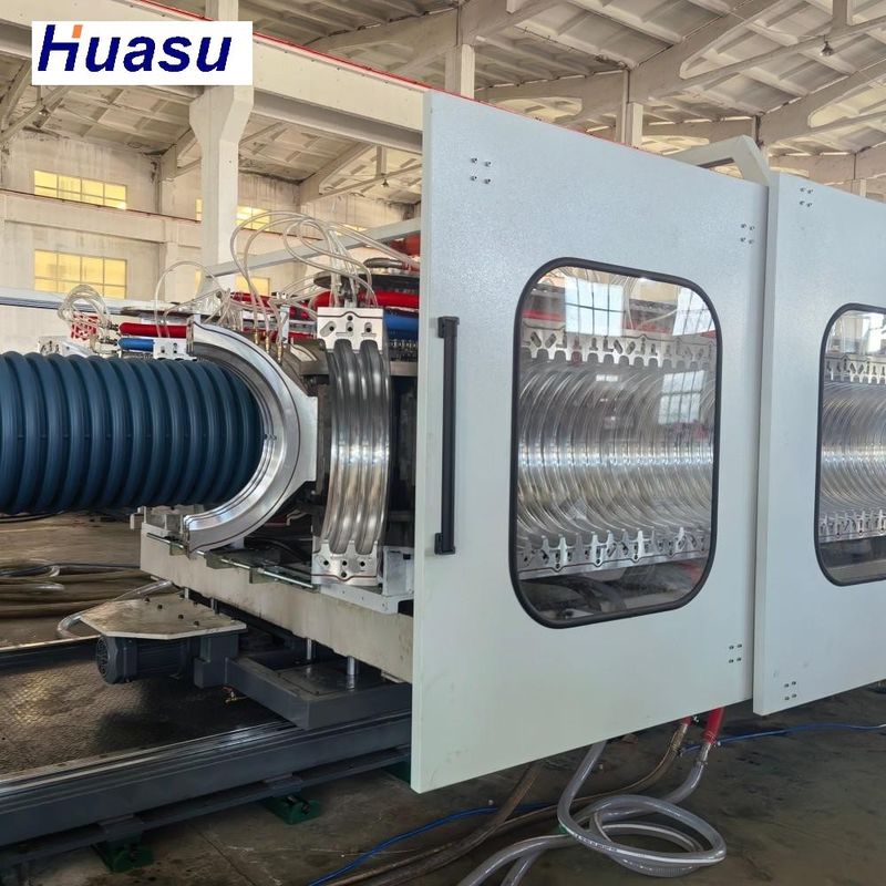 32-1600mm HDPE Corrugated Pipe Production Line Automatic Extrusion