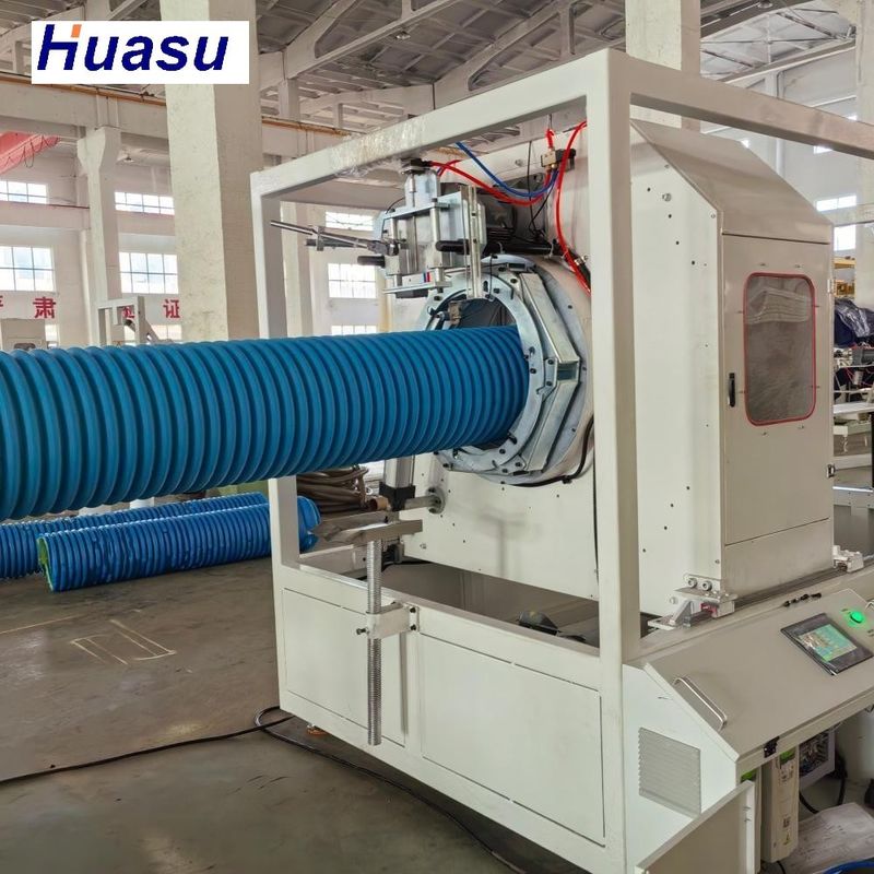 Professional DWC Pipe Extrusion Line with 32-1600mm Pipe Diameter Range PLC Control System for High Productivity Double Wall Corrugated Pipe Production