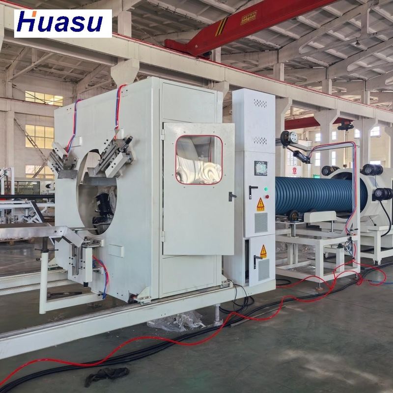 32-1600mm Diameter Single-screw Double Wall Corrugated Pipe Machine with Planetary Cutting Extrusion Line