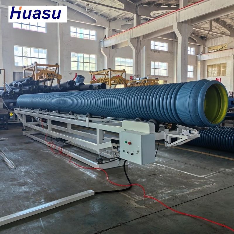 Double Wall Corrugated Pipe Extrusion Line with 32mm-1600mm Inner Diameter, Belling-on-line Expansion Mode, and Planetary Cutting