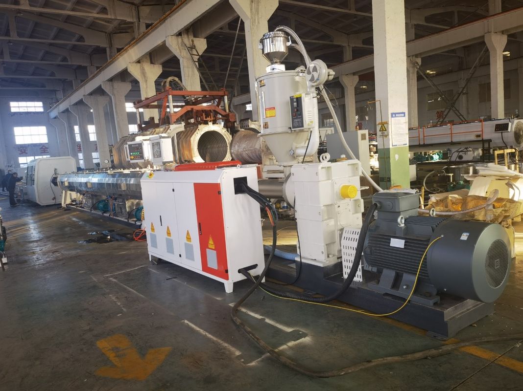 HDPE Pipe Extrusion Line Machine With WEG Motor Siemens Beide Motor For PE PP HDPE PVC Processing Material Selection