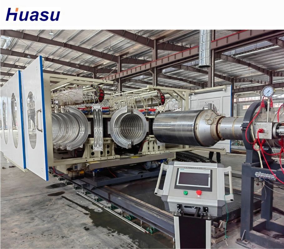 36/38 Pairs Moulds Corrugation Pipe Machine With Siemens Electrical Parts And Customizable Design