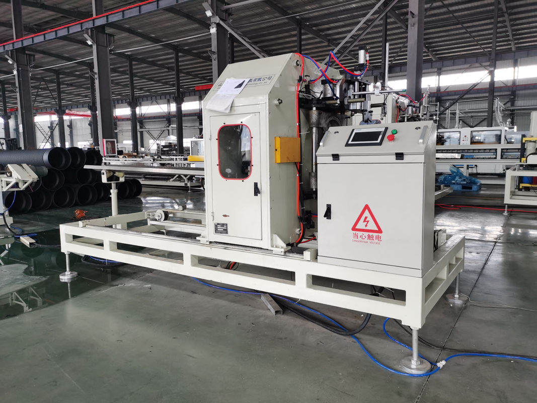 High Capacity 250-1000kg/h Single Screw Extruder Double Wall Corrugated Pipe Production Line