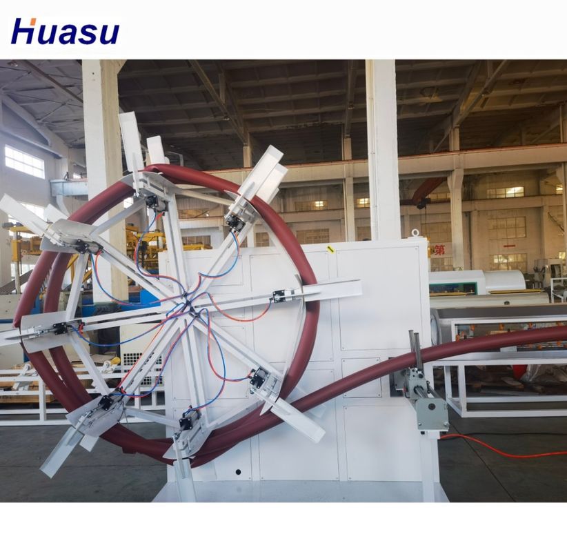 PLC Controlled Solid Wall Hdpe Pipe Extrusion Line For Versatile And Customizable Solutions