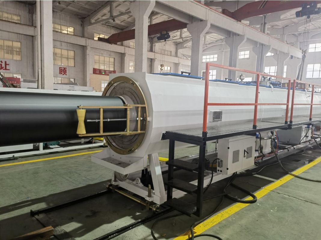 HDPE PP Pipe Solid Wall Extrusion Line For Single-screw Extrusion Of Durable And Strong Pipes