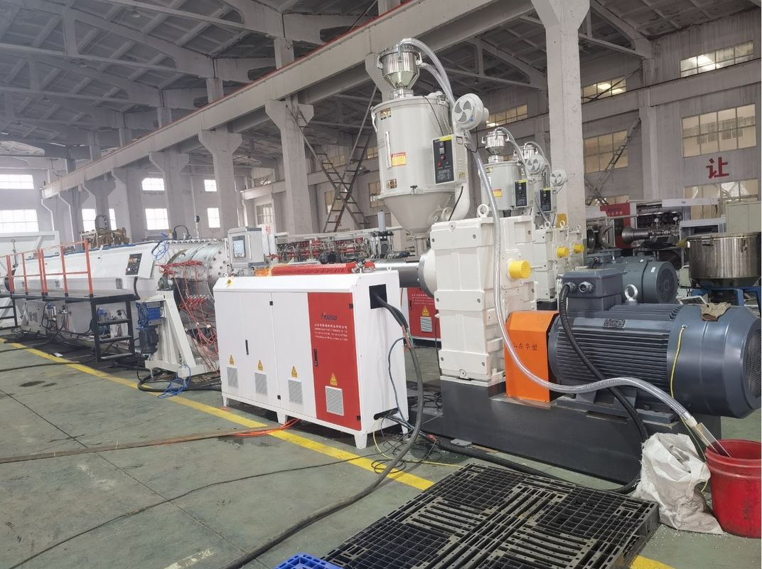 HDPE PP Pipe Solid Wall Extrusion Line For Single-screw Extrusion Of Durable And Strong Pipes