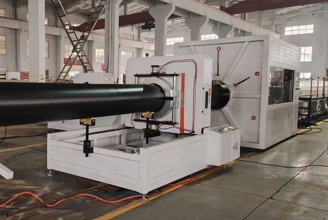 HDPE PP Pipe Solid Wall Extrusion Line For Single-screw Extrusion Of Durable And Strong Pipes