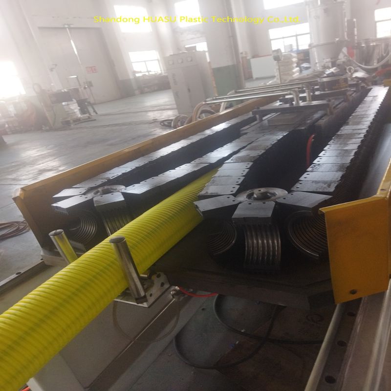PLC Controlled Double Wall Corrugated Pipe Production Line with 100-1000kW Power and Water Cooling System