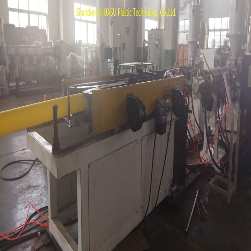 180-210℃ Heating Temperature 2-20m/min Max Line Speed Siemens/ABB Main Electrical Corrugated Pipe Production Line