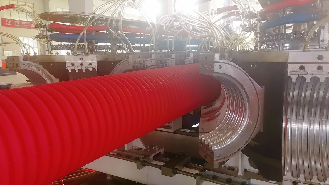Automated Double Wall Corrugation Pipe Machine For High Capacity Production