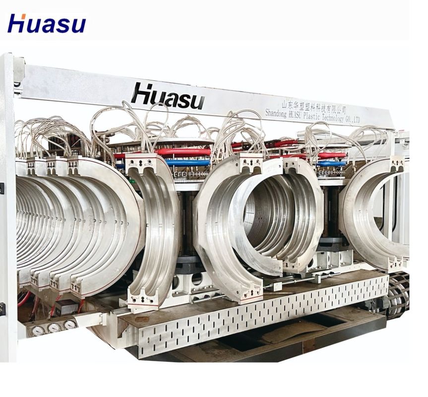 Siemens Contactor Double Wall PE Corrugated Pipe Extrusion Line For Smooth And Durable Plastic Processing