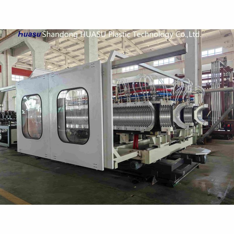 Customizable Double Wall Corrugated Pipe Extrusion Machine with 500-2000Kg/H Output and Siemens PLC System