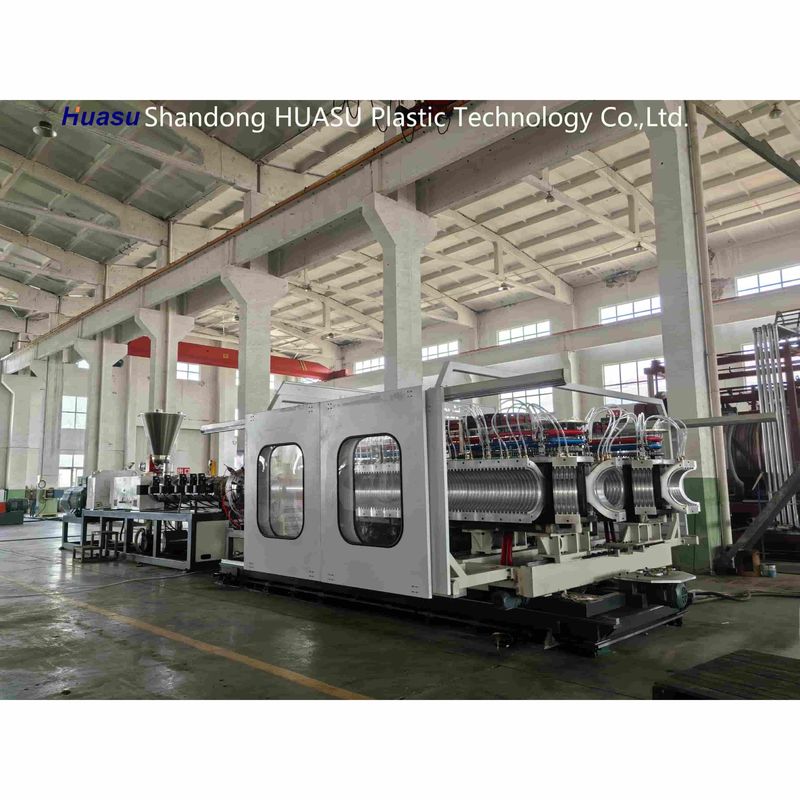 32-800mm Double Wall Corrugated Pipe Machine with 500-2000Kg/H Output and Siemens PLC System