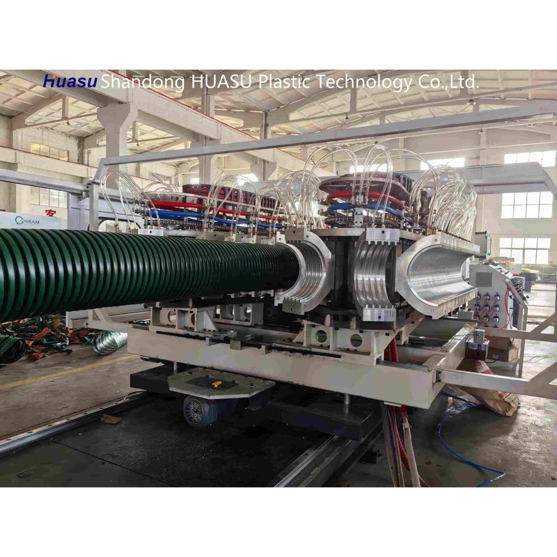 63-1600mm High Speed Automatic Double Wall Corrugated Pipe Machine for PVC Pipe Extrusion Line