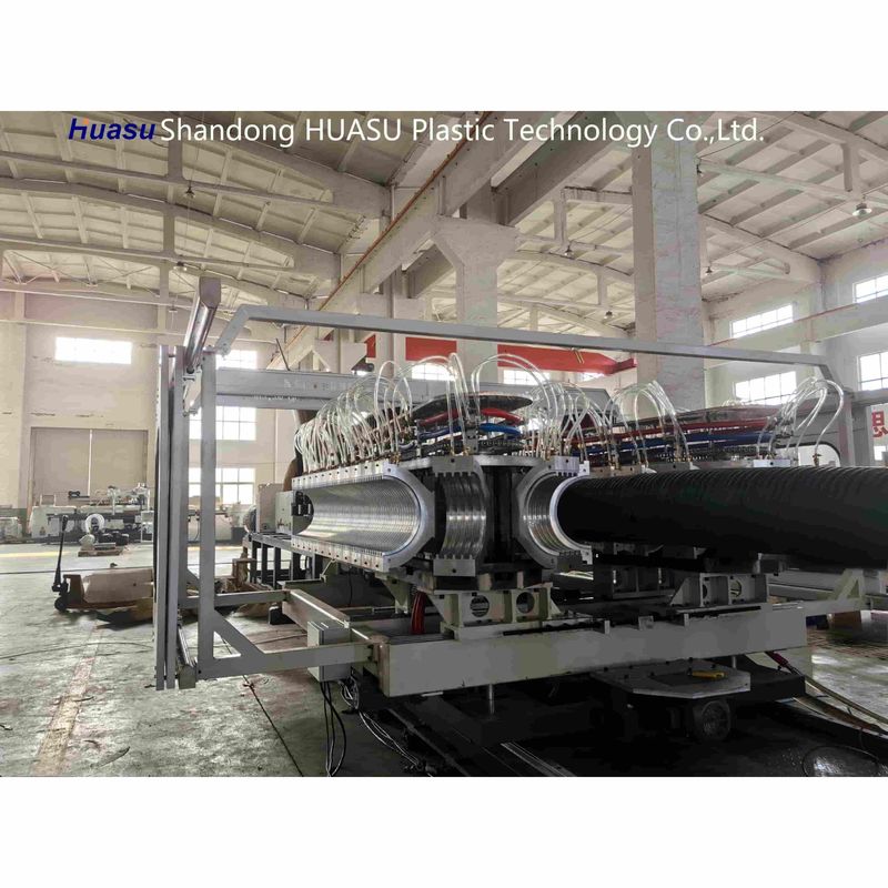 High Output 500-2000Kg/H Corrugated Pipe Machine with 32-1600mm Pipe Diameter and Siemens PLC Technology