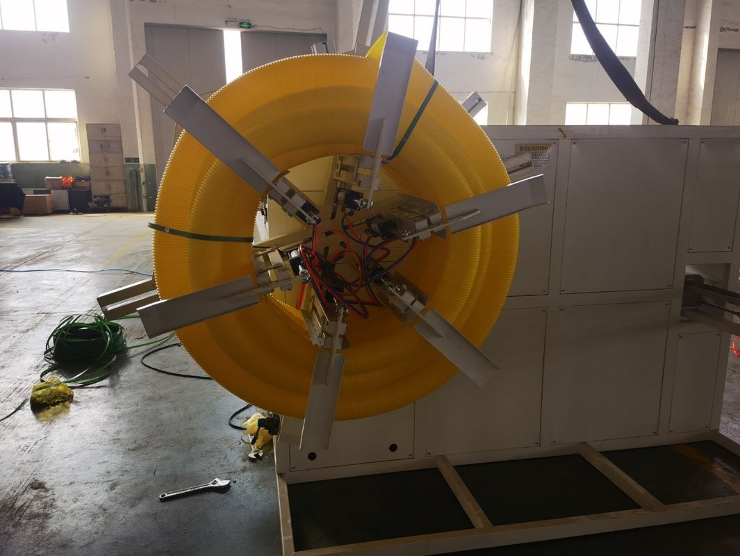 Double Wall Corrugated Pipe Extrusion Line With Siemens Inverter Electric Components