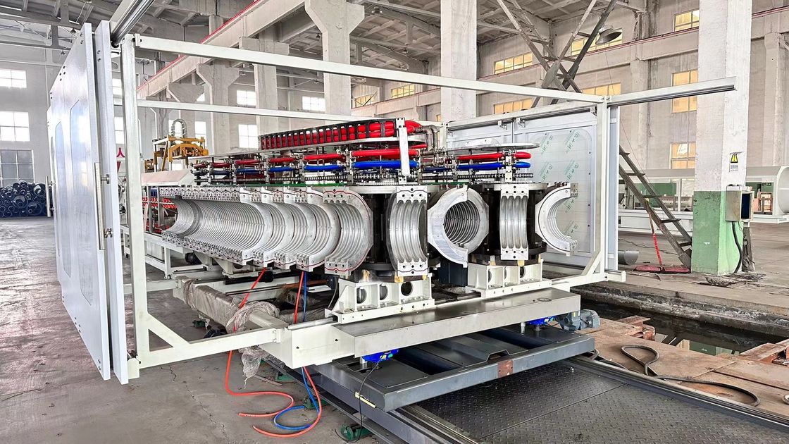 Siemens PLC Controlled Corrugated Pipe Extrusion Line Production Machine with Nitriding Depth of 0.4-0.7mm
