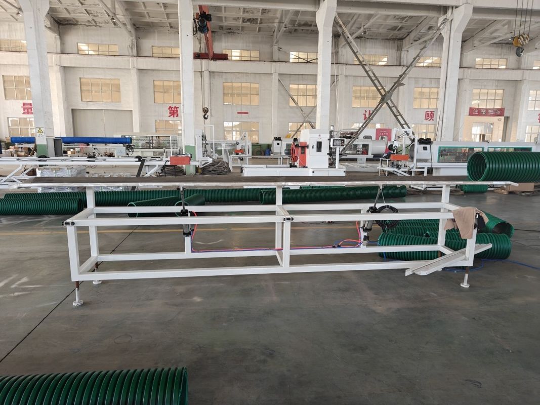 Conical Twin Screw Extruder PVC Double Wall Corrugated Tube Extrusion Machine For Plastic Pipes Pipe Machine