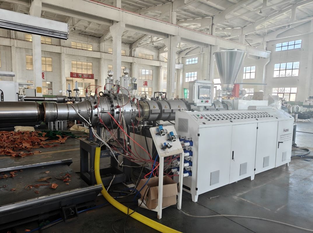 Fast PVC Corrugated Pipe Production Line with High Speed Pipe Making Machine