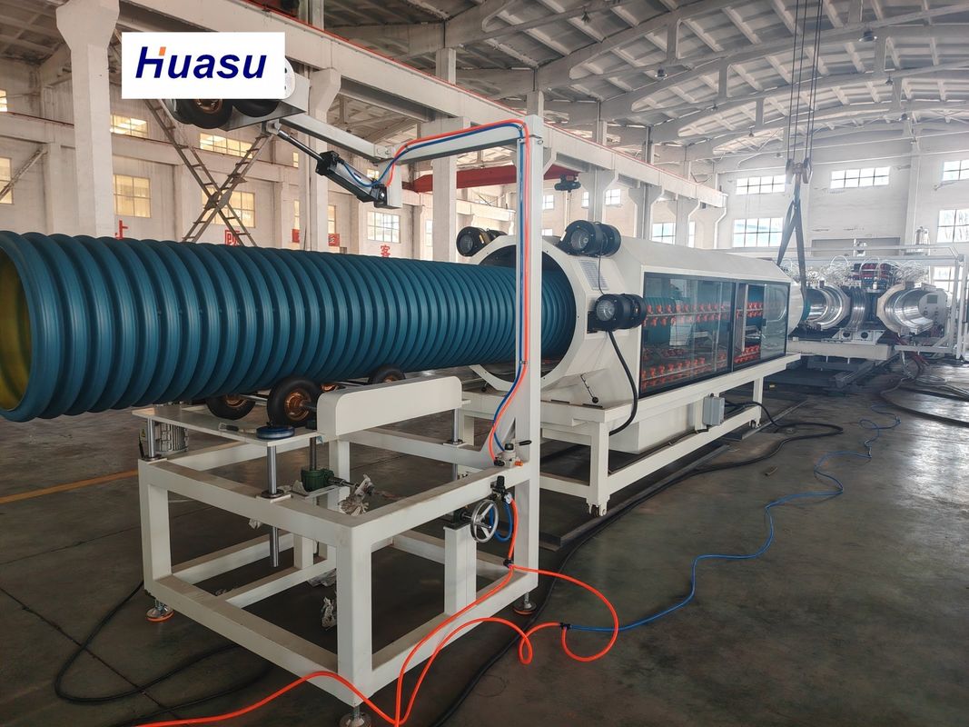 High-Efficiency PVC Pipe Extrusion Machine with 32-1600mm Pipe Diameter 60-2000kg/h Capacity and Siemens PLC System