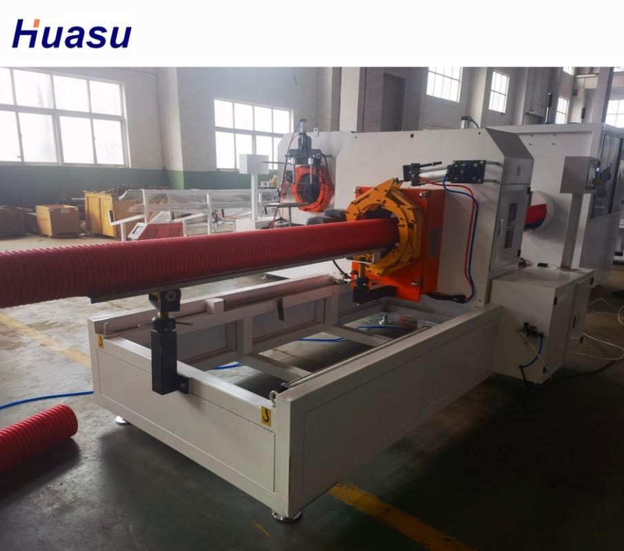 Customizable Double Wall Corrugated Pipe Extrusion Line For Sewage 40cr Casting Mold Material