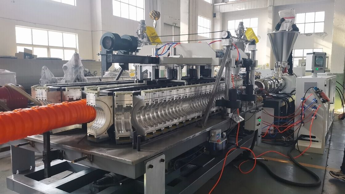 MPP Electric Pipe Machine Single Or Double Wall Corrugated Aluminium Alloy Mould Material