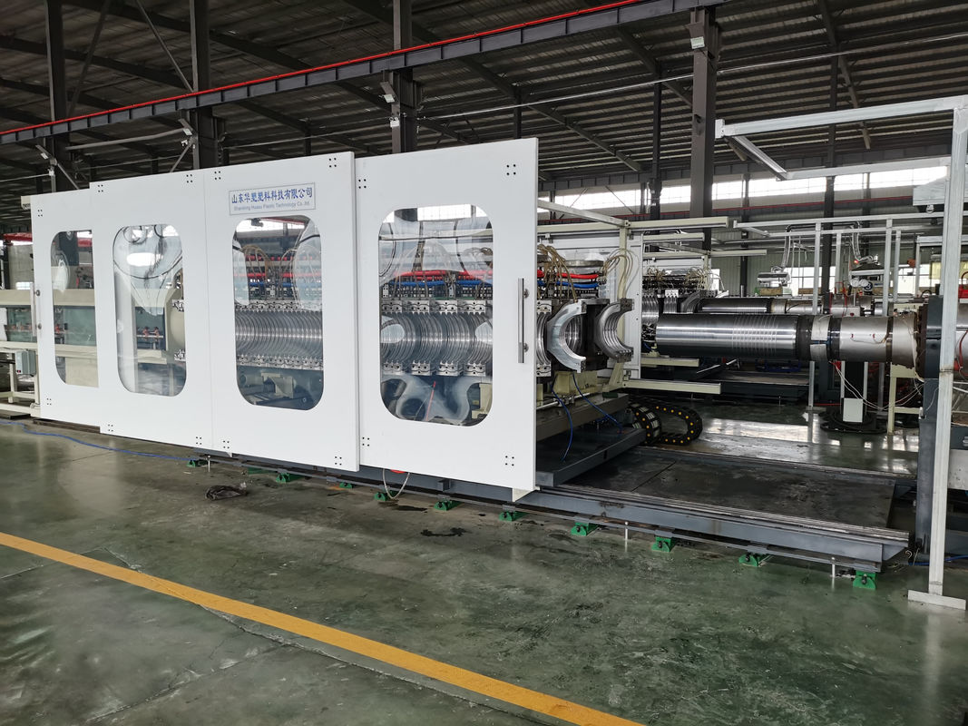 Fast Speed Single And Double Wall Corrugated Pipe Machine For Production
