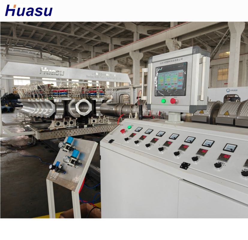 Aluminium Alloy Mould Double Wall Corrugated Pipe Production Line For Durable Pipe Extrusion