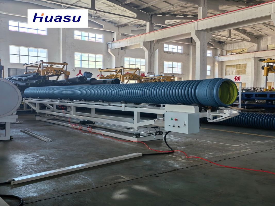 High Capacity 60-2000kg/h DWC Pipe Extrusion Line with 32-1600mm Pipe Diameter and Siemens PLC System