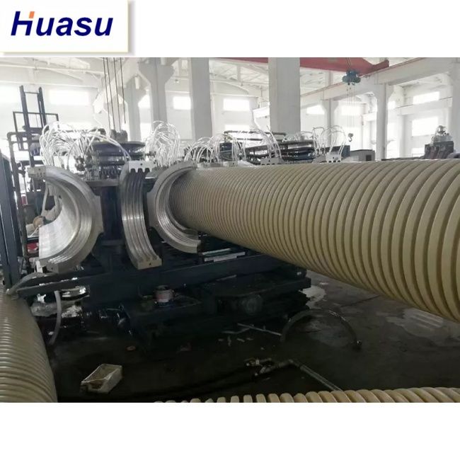 DWC Pipe Extrusion Machine with PLC Control for 32-1600mm Double Wall Corrugated Pipe Production Line Energy Saving Design
