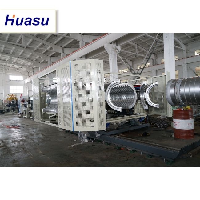 Double Wall Corrugated Pipe Extrusion Line with 32-1600mm Cutting Diameter, Siemens PLC Control, and High Productivity