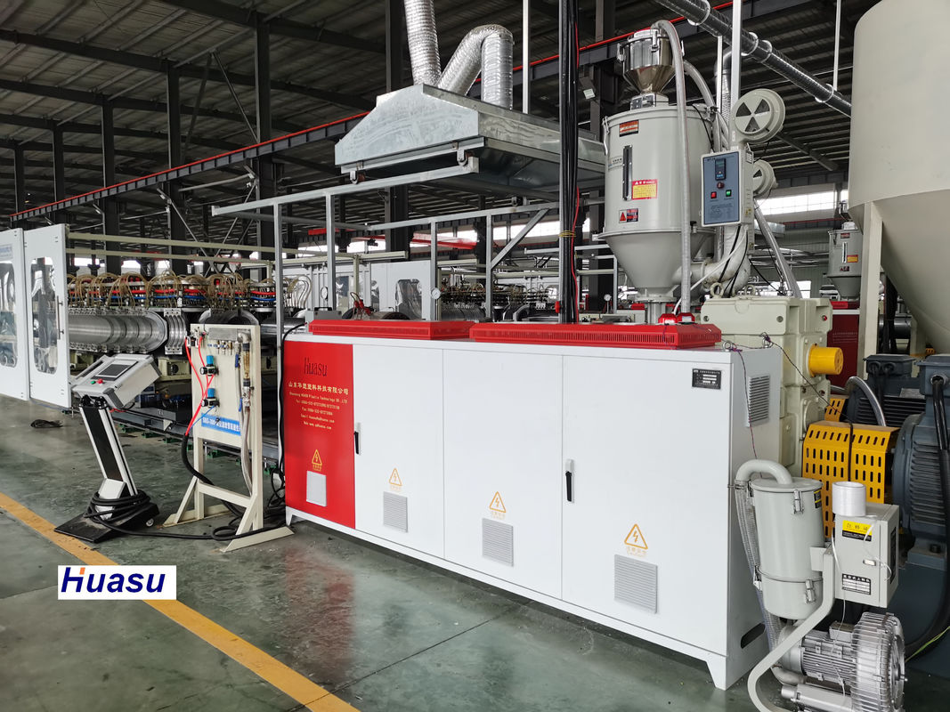High Capacity Double Wall Corrugated Pipe Extrusion Line with Siemens PLC and 100-2000Kg/h Capacity