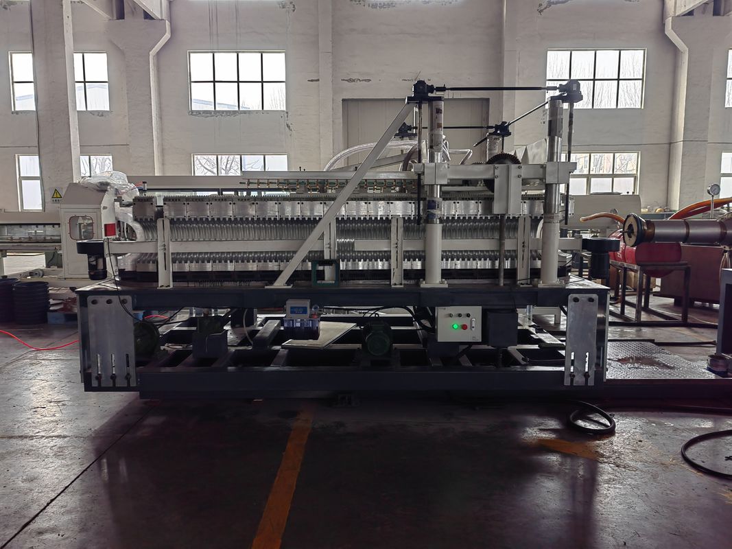 HDPE Double Wall Corrugated Pipe Extrusion Line with Full Intermeshing System