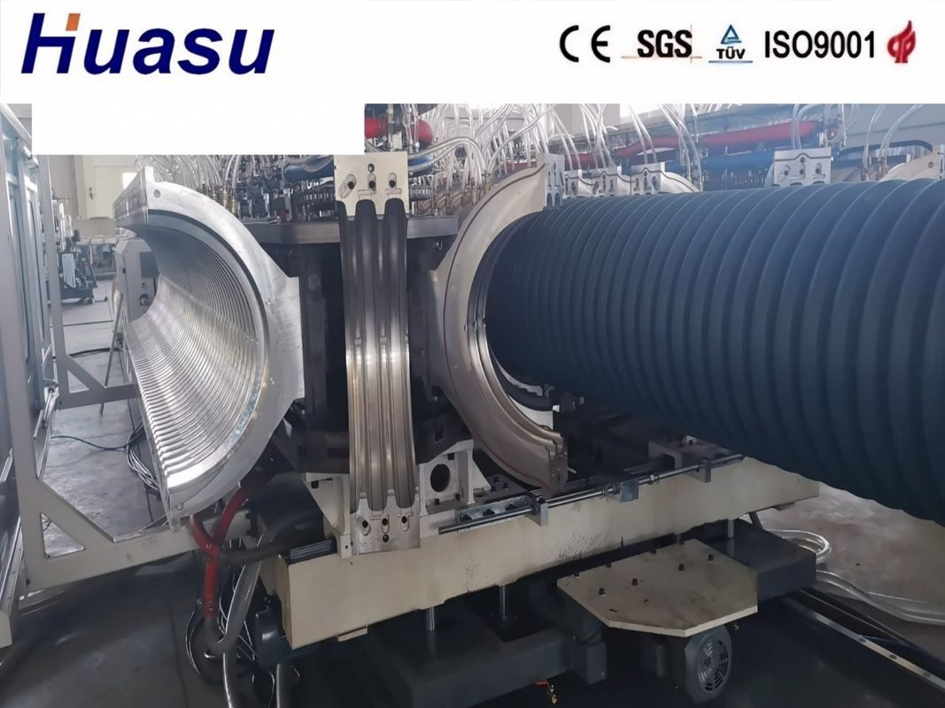 Automatic Double Wall Corrugated Pipe Extrusion Line with 60-2000kg/h Capacity and 0.5-5m/min Production Speed