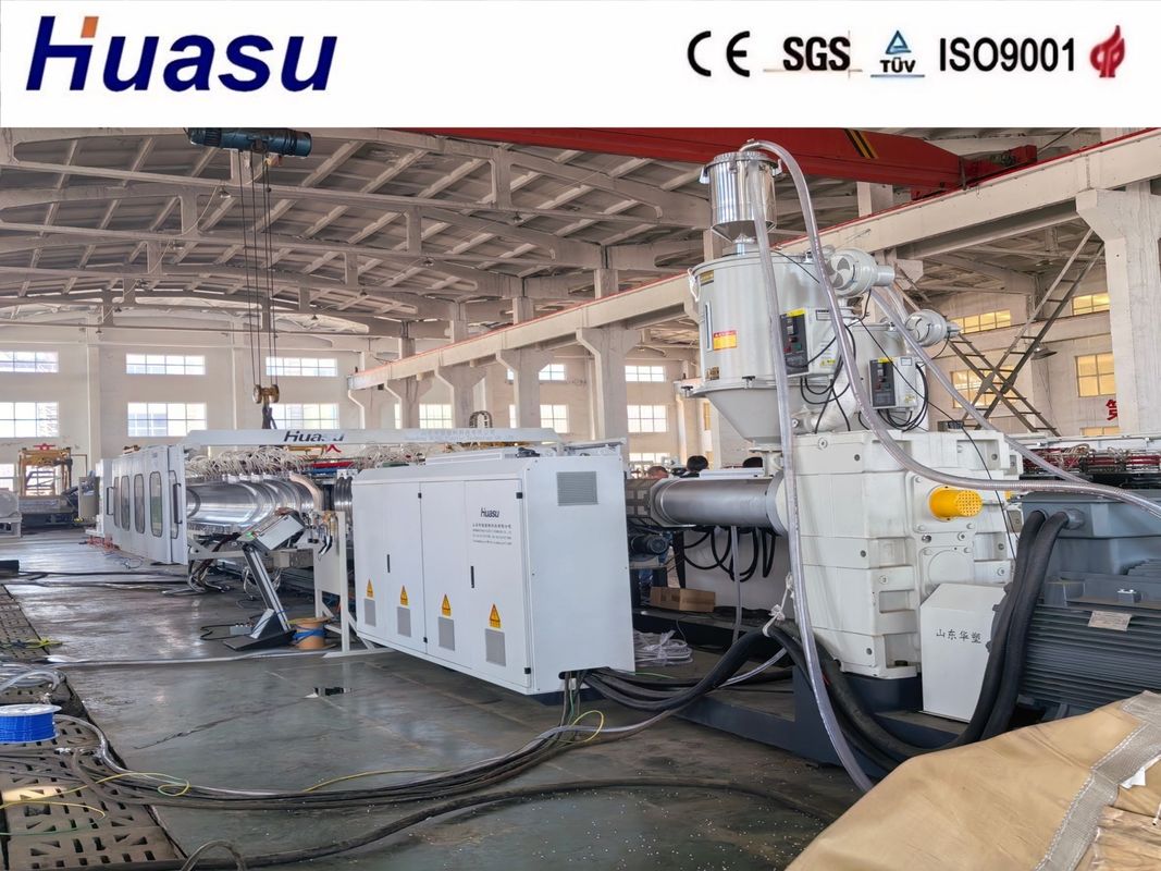 High Output PVC Corrugated Tube Extruder Line 500-2000Kg/h Capacity